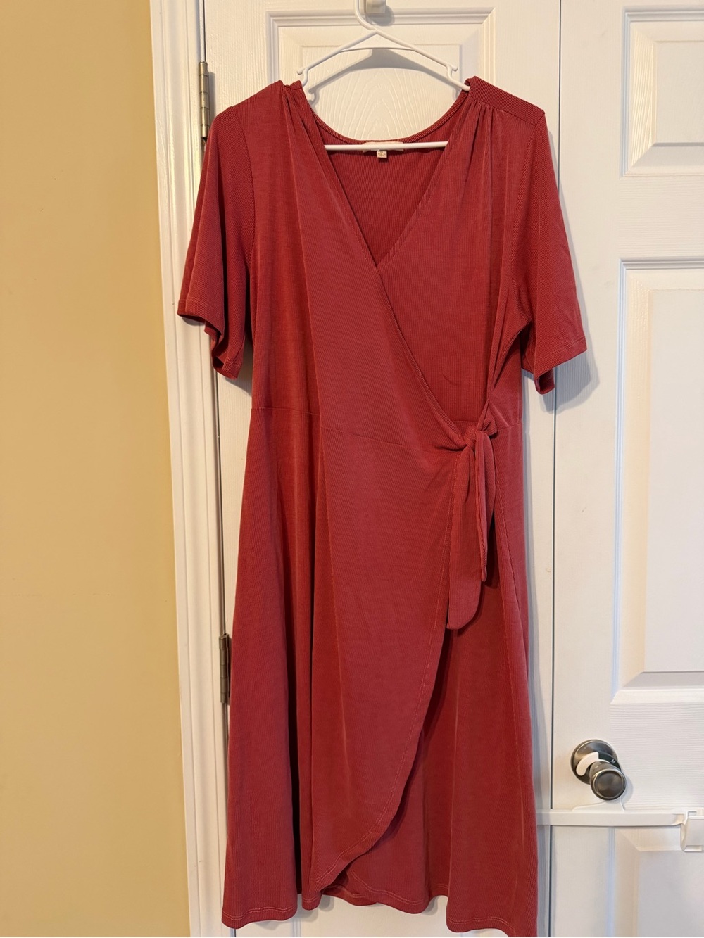 Skies Are Blue Vintage Wrap Midi Dress